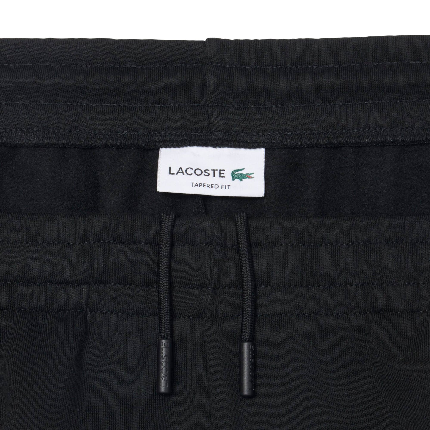 Lacoste Tapered Fit Fleece Sweatpants Black