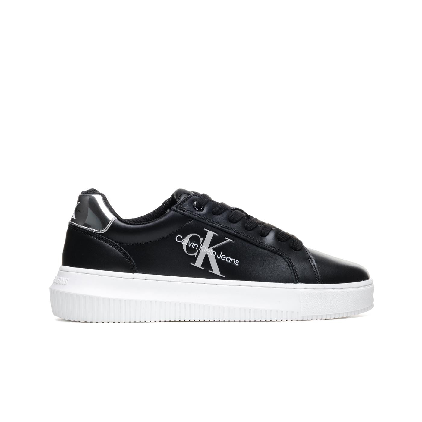 Calvin Klein Jeans Chunky Cupsole Mono Black/Silver  - YW0YW01224BEH