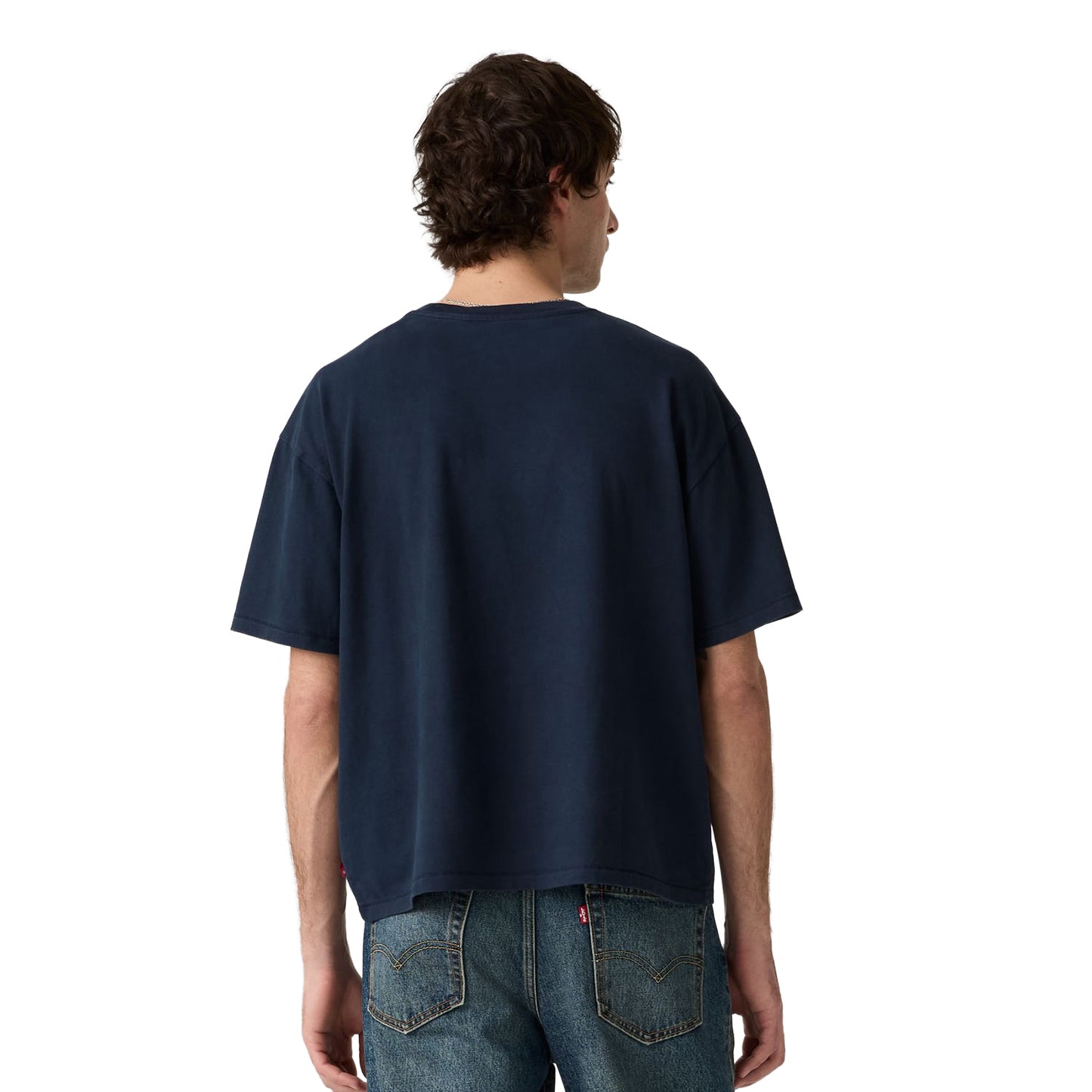 Levis Boxy SS Tee Sheen Wash Nightfall Navy  - 0049F-0036