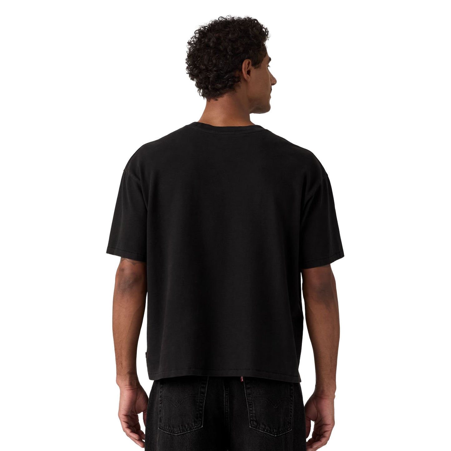 Levis Boxy SS Tee Sheen Wash Jet Black  - 0049F-0041
