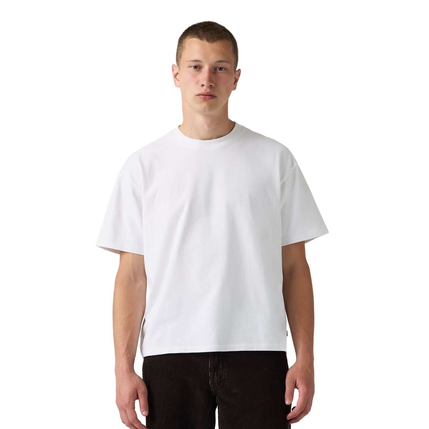 Levis Boxy SS Tee Sheen Wash Bright White  - 0049F-0042