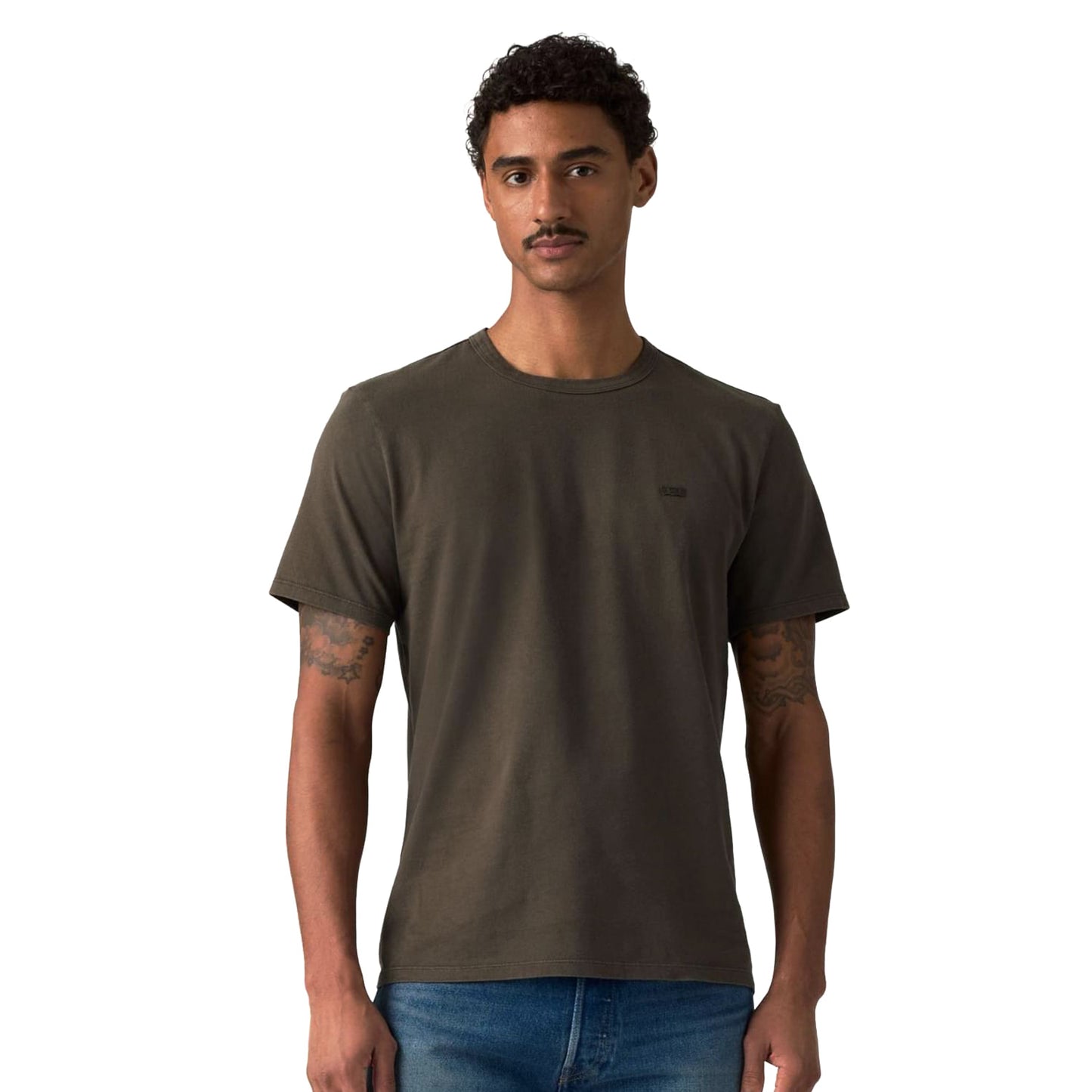 Levis The Original Tee Garment Dye Coffee  - 005GX-0021