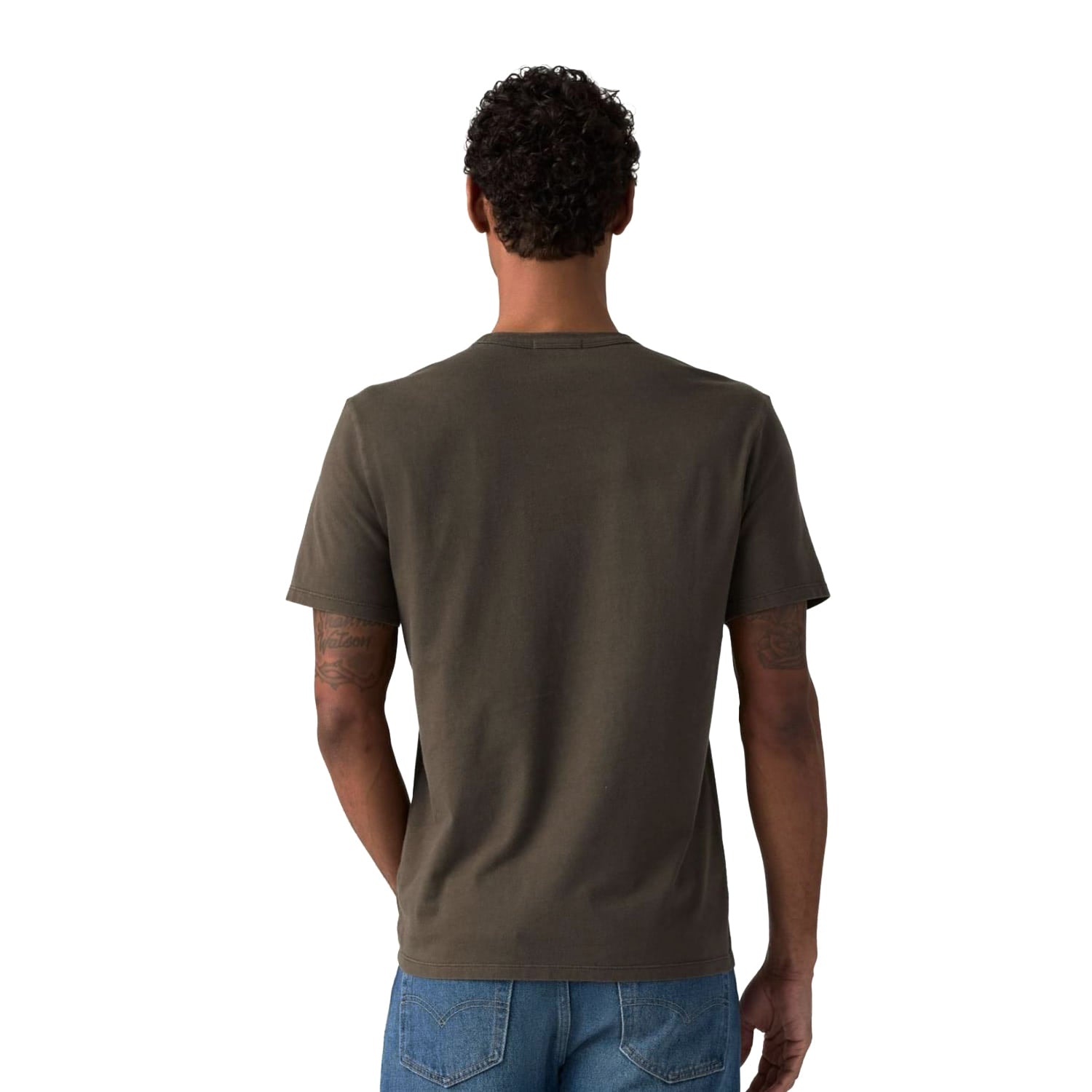 Levis The Original Tee Garment Dye Coffee  - 005GX-0021