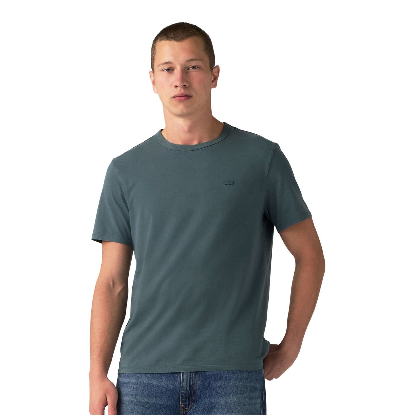 Levis The Original Tee Garment Dye Dark Slate  - 005GX-0023