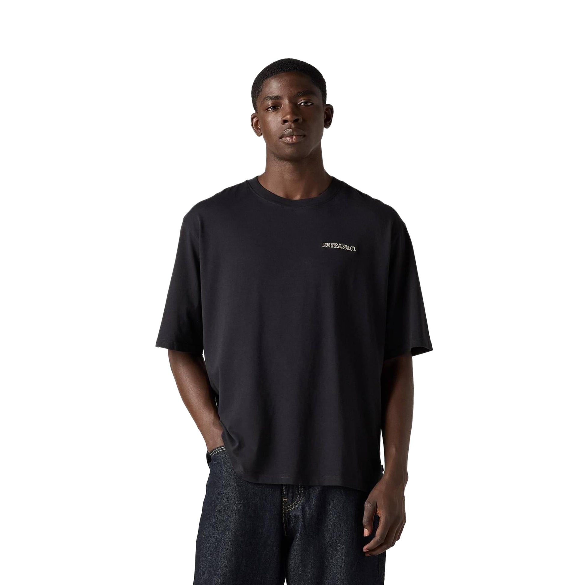 Levis LSE Half Sleeve Tee Toasty Foods Jet Black  - 006IG-0004