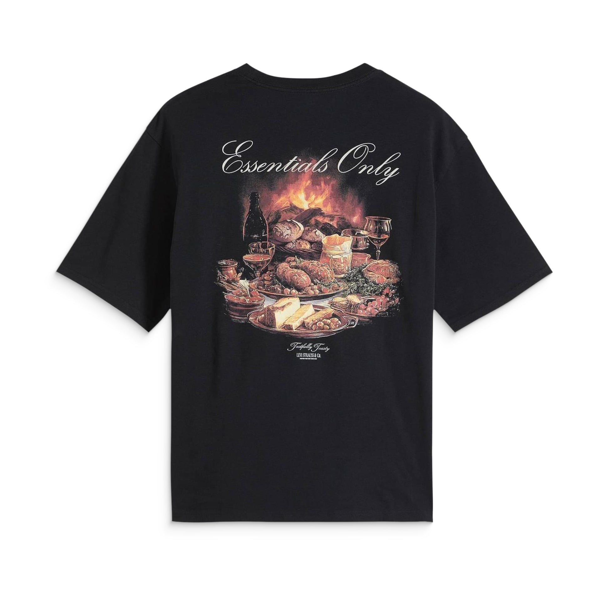 Levis LSE Half Sleeve Tee Toasty Foods Jet Black  - 006IG-0004