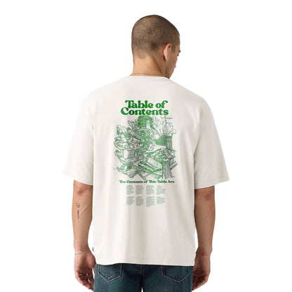 Levis LSE Half Sleeve Tee Table of Contents Egret  - 006IG-0005