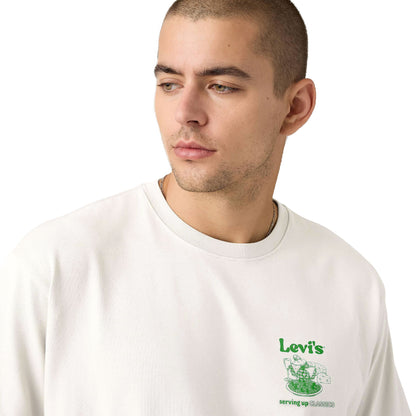 Levis LSE Half Sleeve Tee Table of Contents Egret  - 006IG-0005