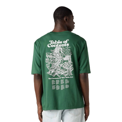 Levis LSE Half Sleeve Tee Table of Contents Dark Green  - 006IG-0006