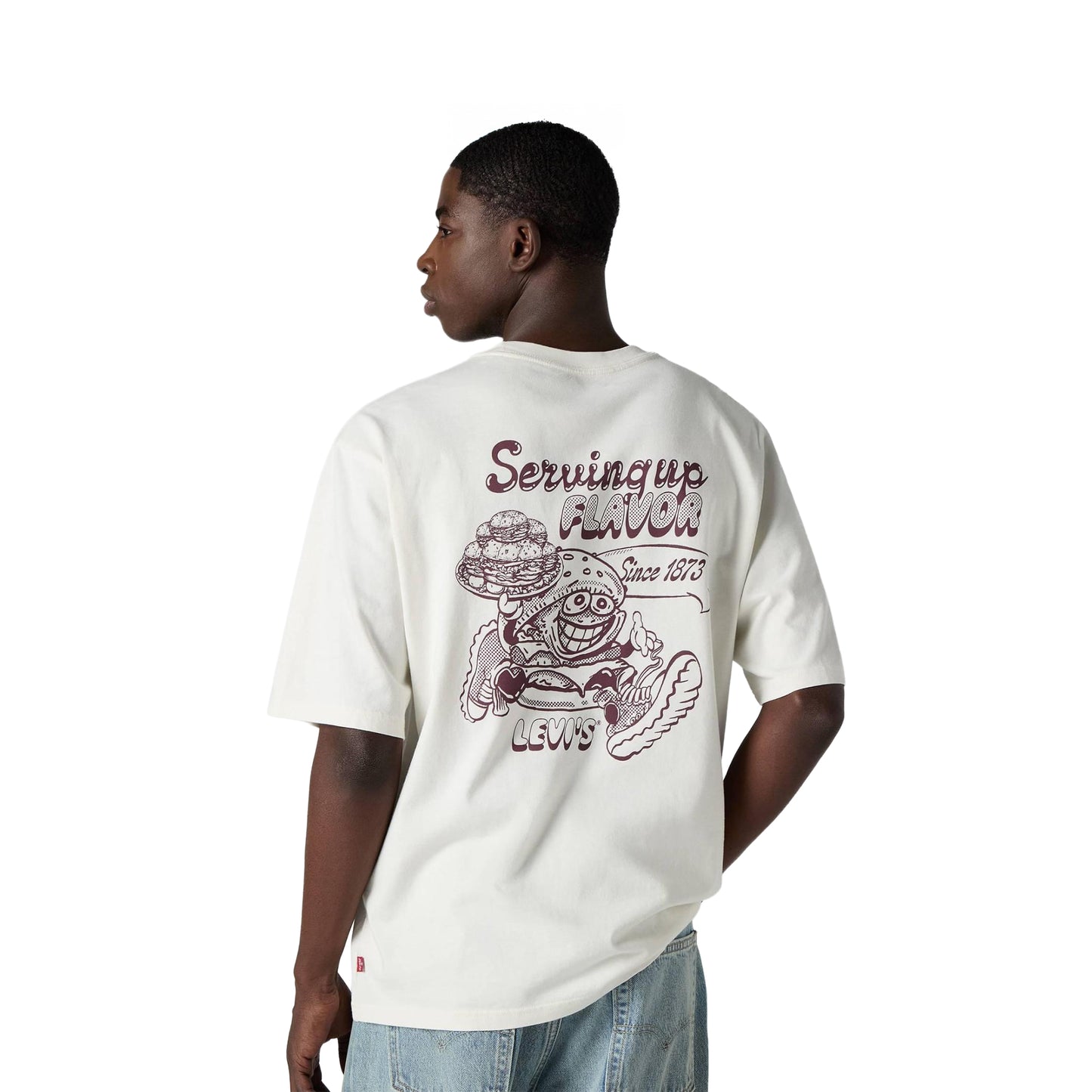 Levis LSE Half Sleeve Graphic Pocket Tee Flavor Egret  - 006IH-0001