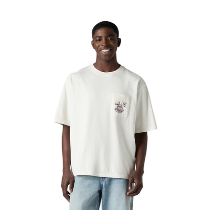 Levis LSE Half Sleeve Graphic Pocket Tee Flavor Egret  - 006IH-0001