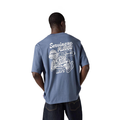 Levis LSE Half Sleeve Graphic Pocket Tee Flavor Vtg Indigo  - 006IH-0002