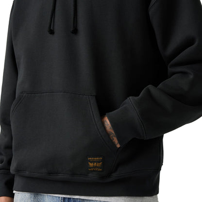Levis Workwear Pullover Hoodie Jet Black Brushed Fleece  - 0084Q-0000