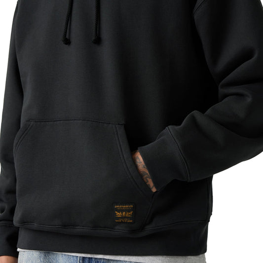 Levis Workwear Pullover Hoodie Jet Black Brushed Fleece  - 0084Q-0000