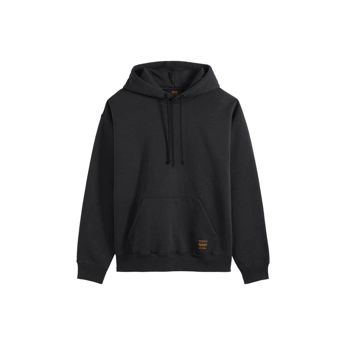 Levis Workwear Pullover Hoodie Jet Black Brushed Fleece  - 0084Q-0000