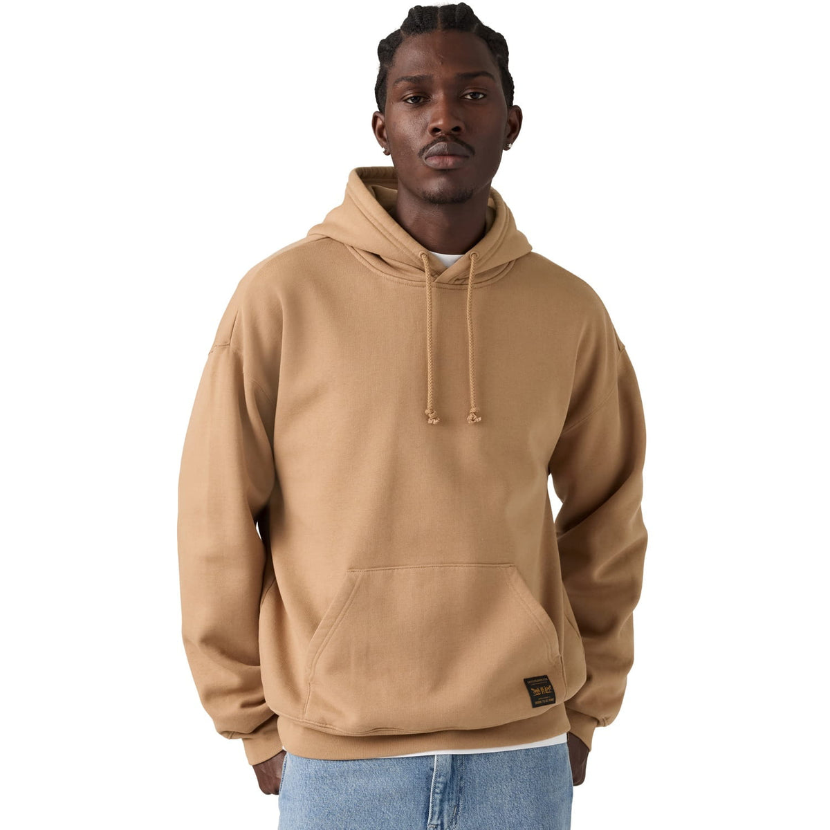 Levis Workwear Pullover Hoodie Tigers Eye Brushed Fleece  - 0084Q-0003