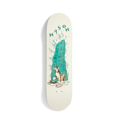 Real Mason Record Scratch Skateboard Deck 8.28"