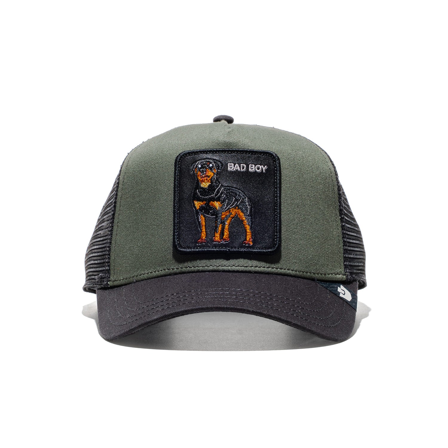 Goorin Bros Bad Boy Trucker Olive Green/Void Black  - 101-2538-VOI09