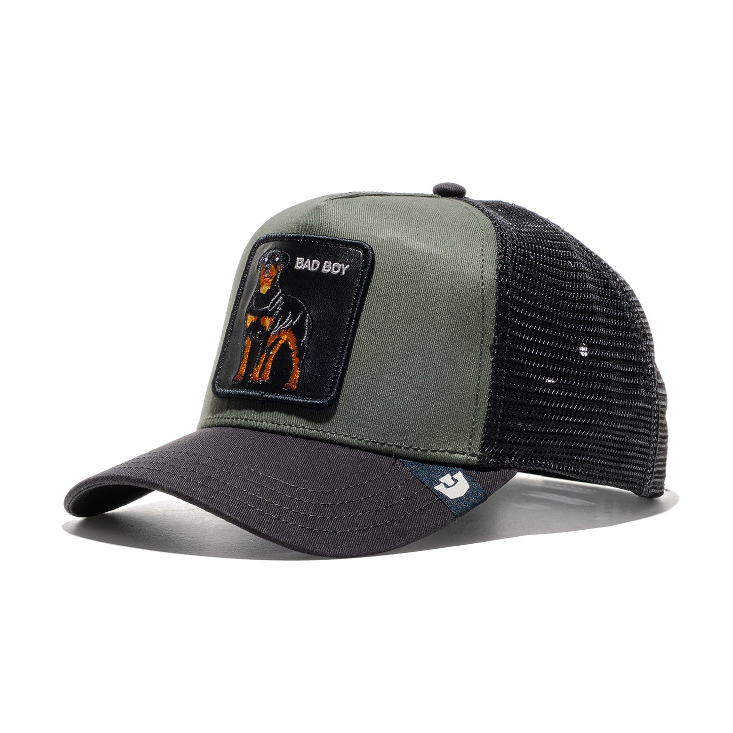 Goorin Bros Bad Boy Trucker Olive Green/Void Black  - 101-2538-VOI09