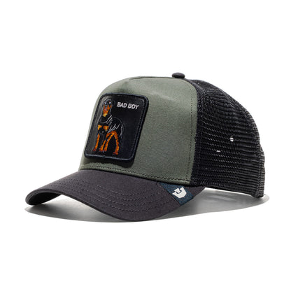 Goorin Bros Bad Boy Trucker Olive Green/Void Black  - 101-2538-VOI09