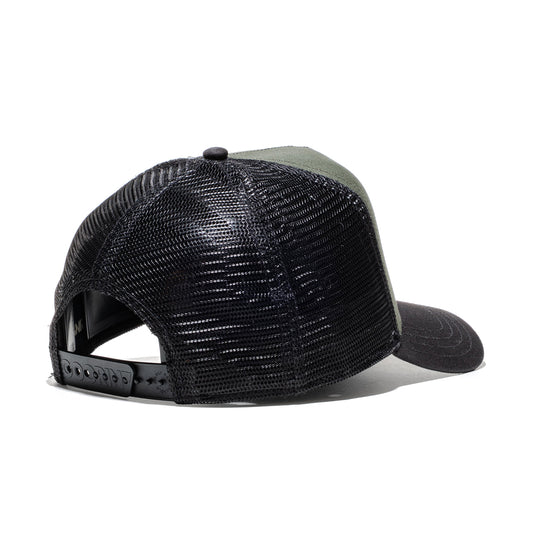 Goorin Bros Bad Boy Trucker Olive Green/Void Black  - 101-2538-VOI09
