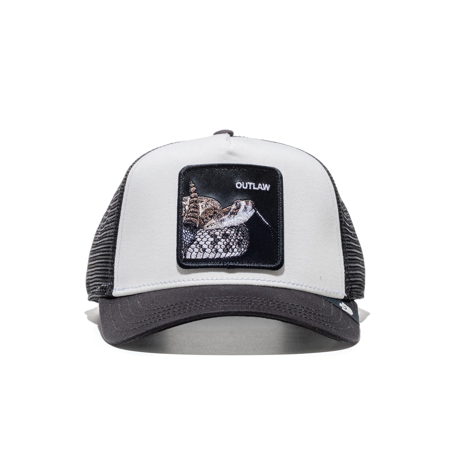 Goorin Bros Outlaw Trucker Dust White/Void Black  - 101-2997-DUS02