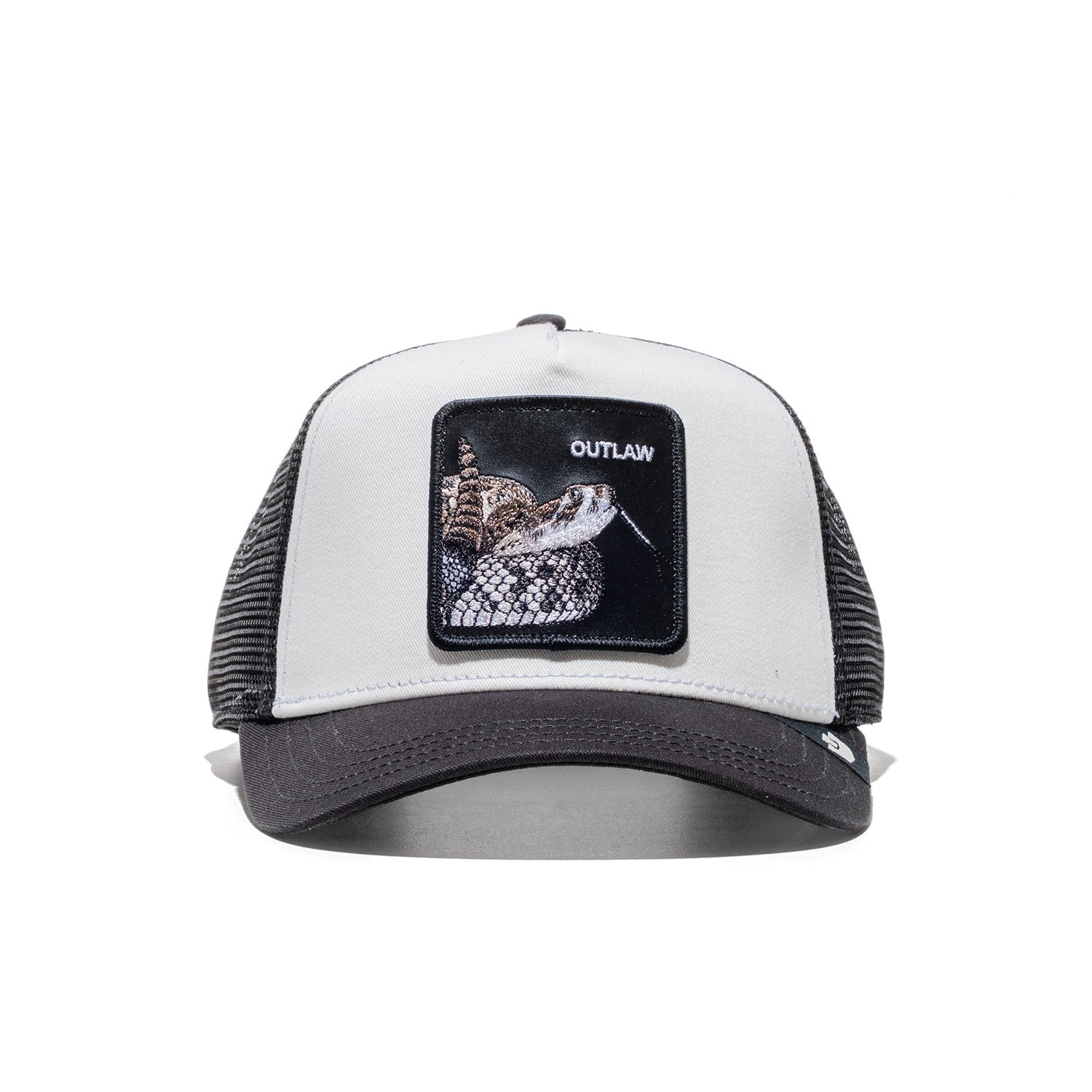 Goorin Bros Outlaw Trucker Dust White/Void Black  - 101-2997-DUS02