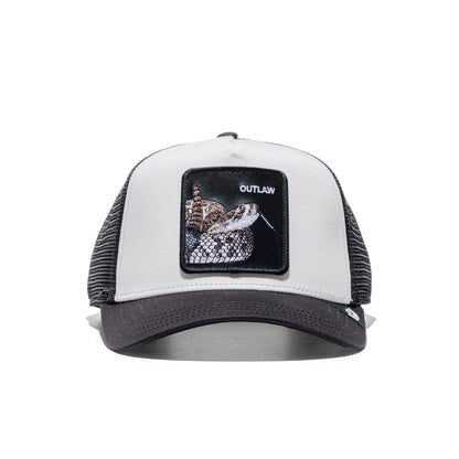 Goorin Bros Outlaw Trucker Dust White/Void Black  - 101-2997-DUS02