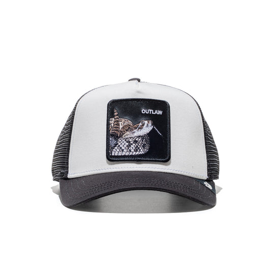 Goorin Bros Outlaw Trucker Dust White/Void Black  - 101-2997-DUS02