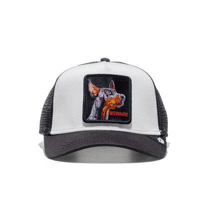 Goorin Bros Beware Trucker Dust White/Void Black  - 101-2999-DUS02