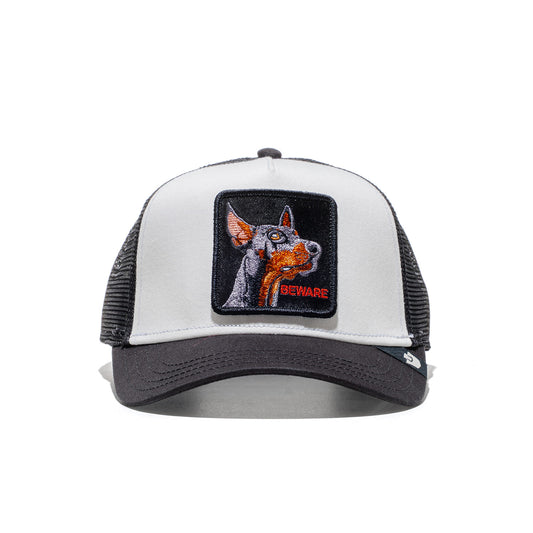 Goorin Bros Beware Trucker Dust White/Void Black  - 101-2999-DUS02