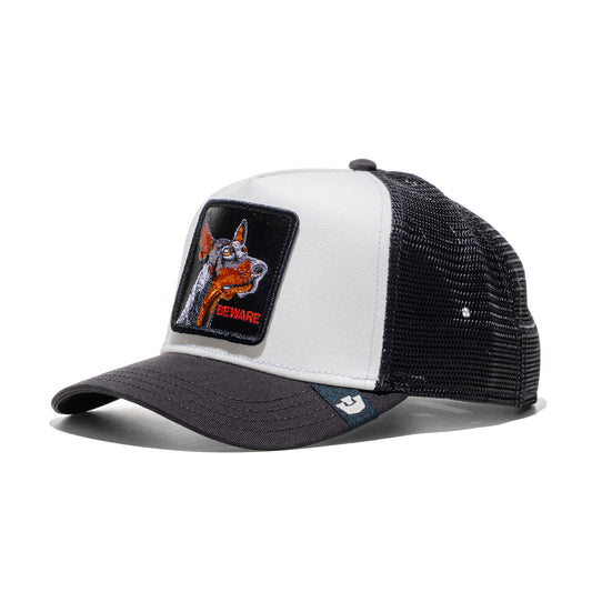 Goorin Bros Beware Trucker Dust White/Void Black  - 101-2999-DUS02