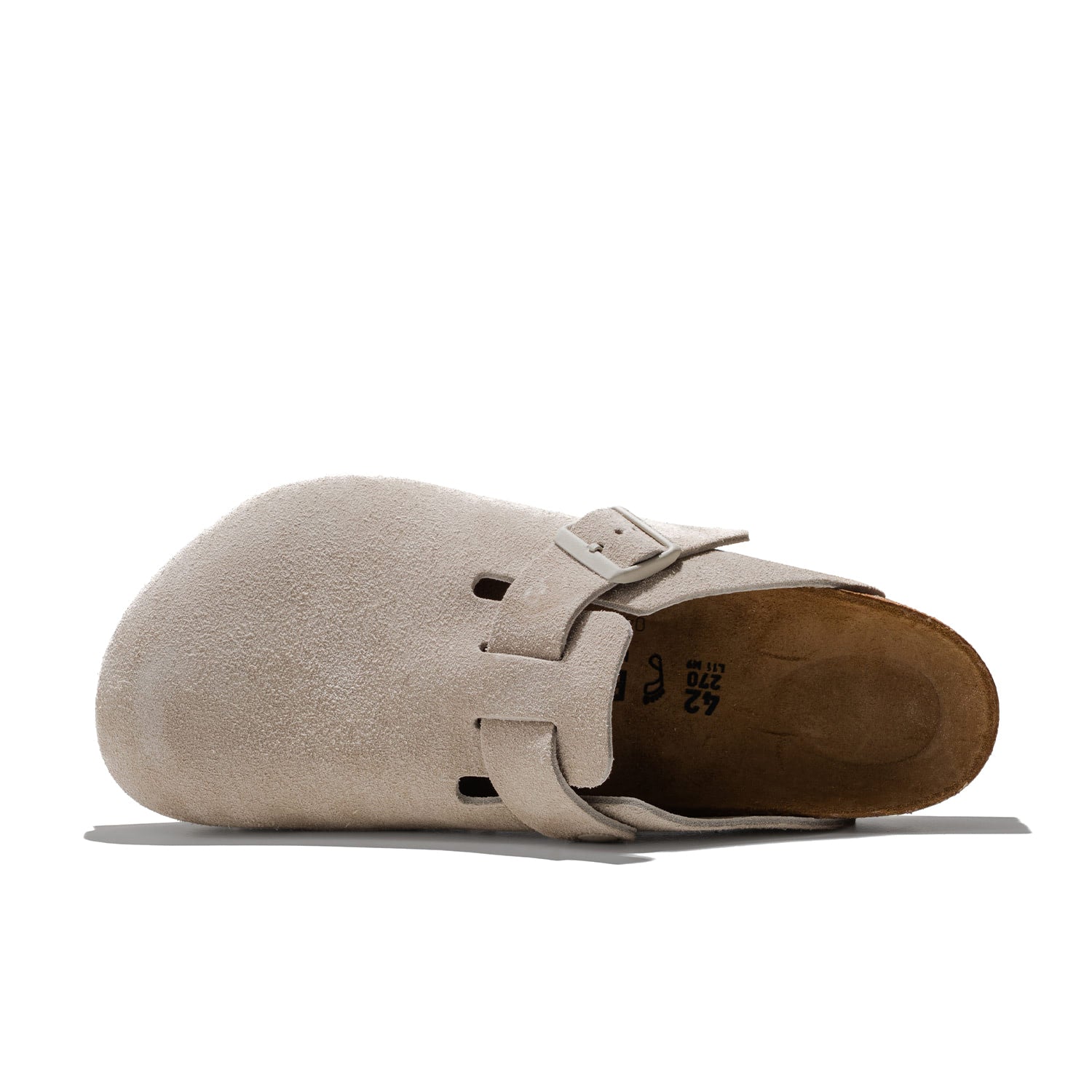 Birkenstock Boston LEVE Oyster  - 1031623