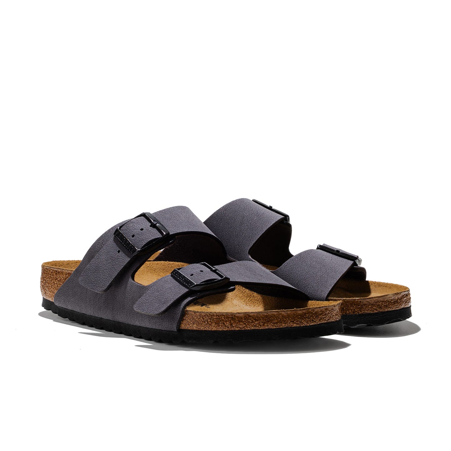 Birkenstock Arizona BFBC Velvet Gray/Black Buckles  - 1032045