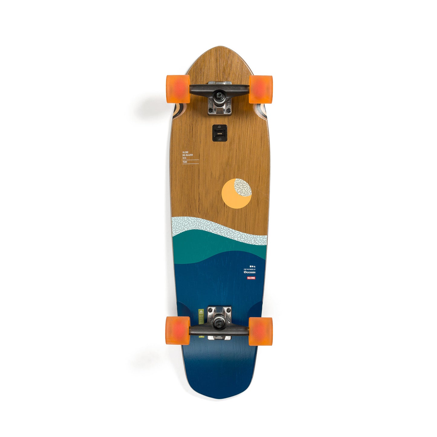 Globe Big Blazer 32" Cruiserboard Teak/Oceans