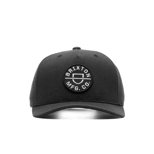 Brixton Crest C MP Snapback Black  - 11001-BLACK