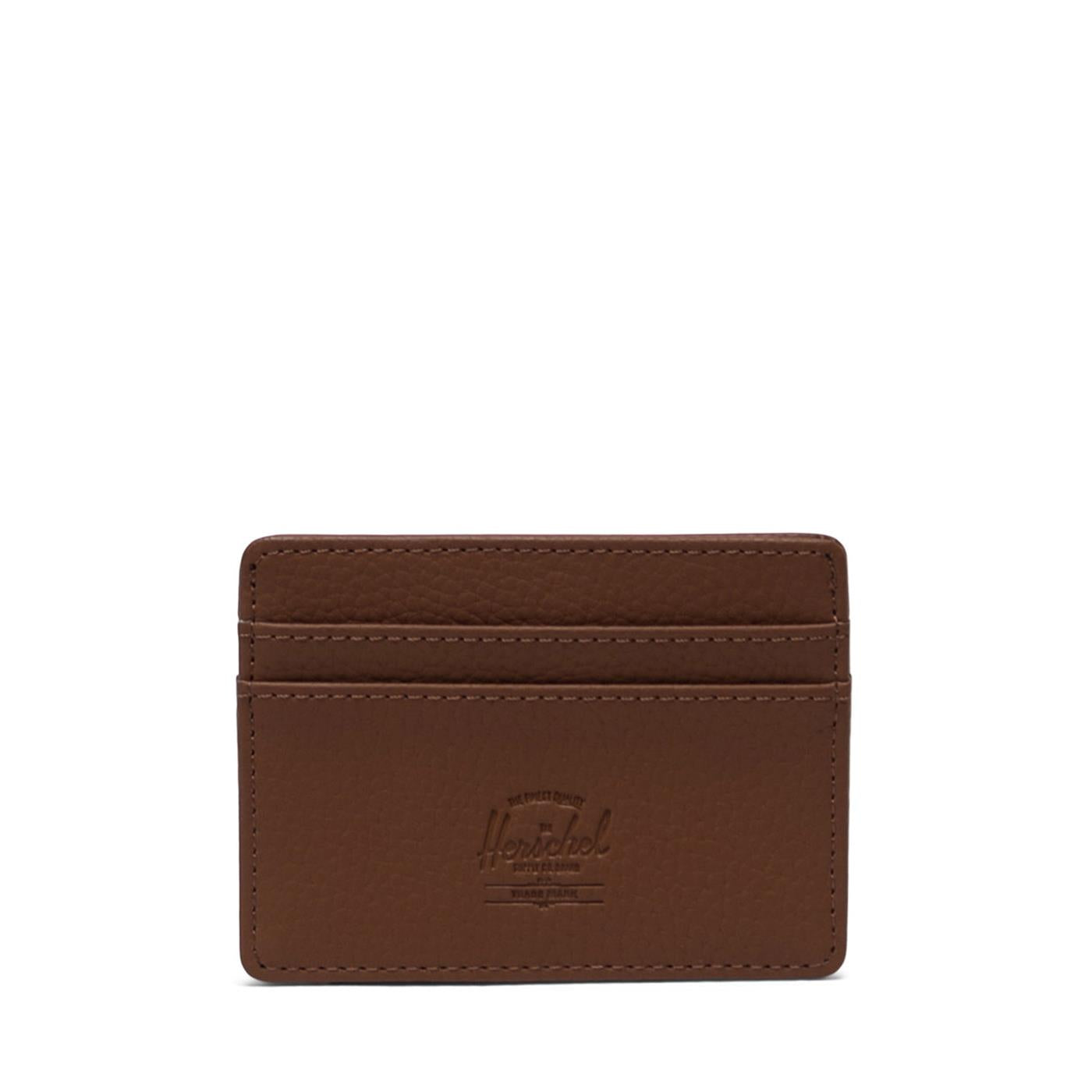 Herschel Supply Co. Charlie Vegan Leather RFID Saddle Brown  - 11147-03272