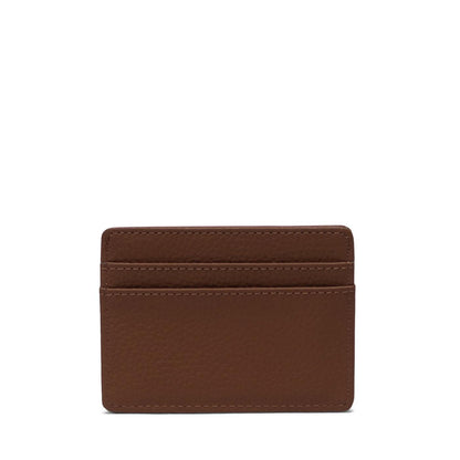 Herschel Supply Co. Charlie Vegan Leather RFID Saddle Brown  - 11147-03272