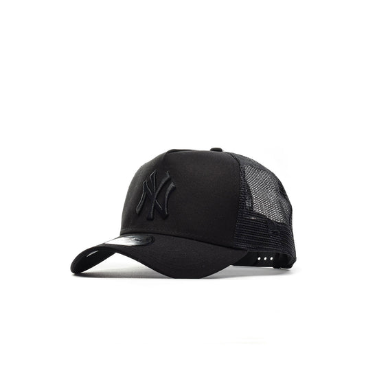 New Era Clean Trucker Ny Yankees Black/Black  - 11579474E