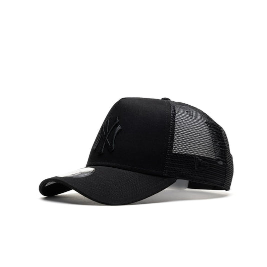 New Era Clean Trucker Ny Yankees Black/Black  - 11579474E