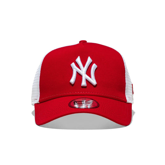 New Era Clean Trucker Ny Yankees Scarlet/White  - 11588488E