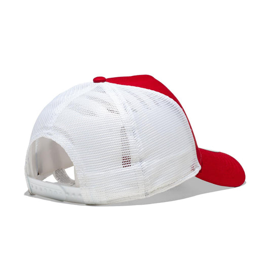 New Era Clean Trucker Ny Yankees Scarlet/White  - 11588488E