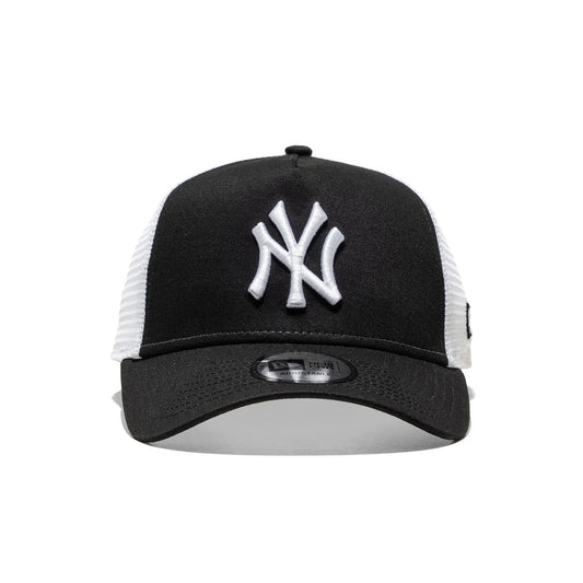 New Era Clean Trucker Ny Yankees Black/White  - 11588491E