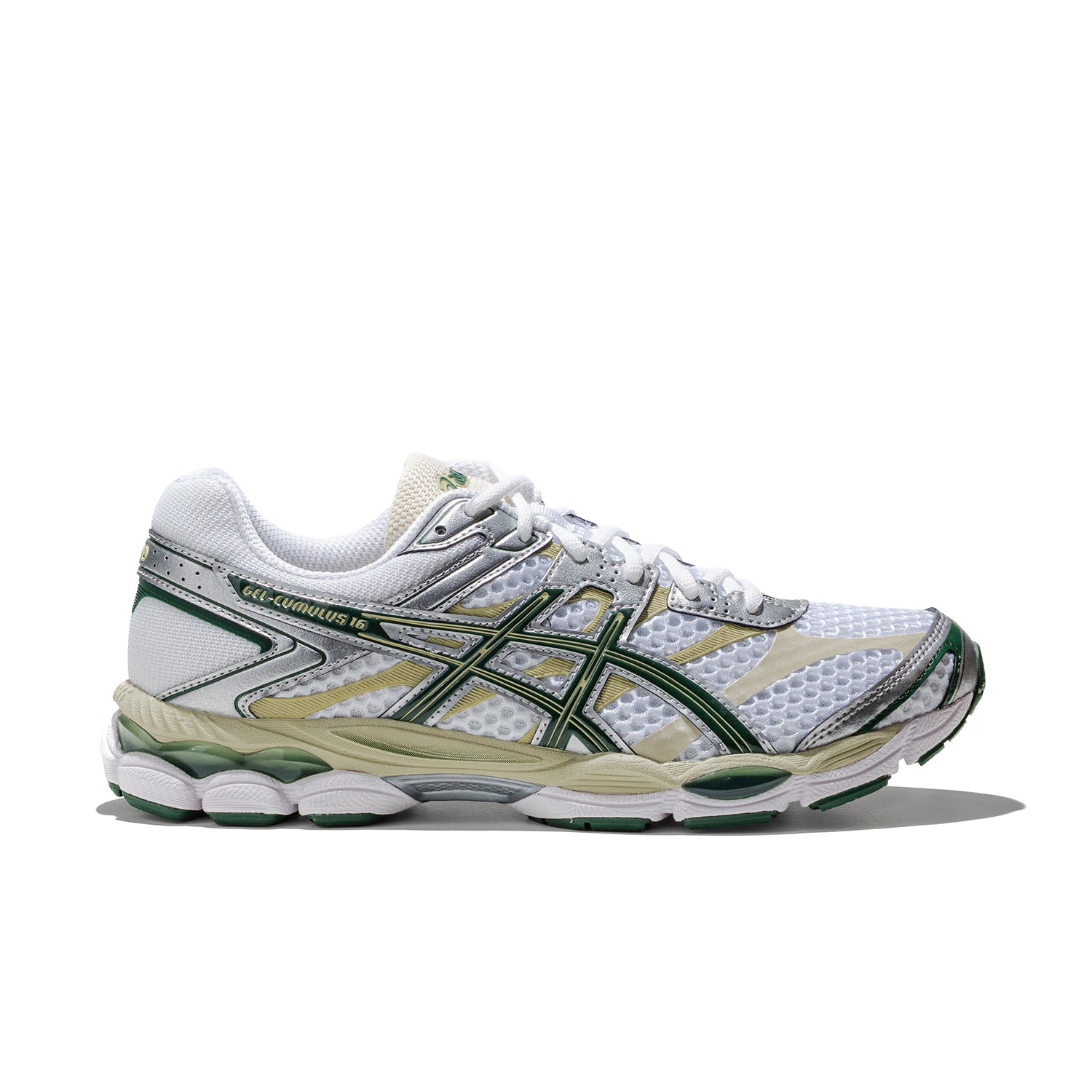 Asics Gel-Cumulus 16 White/Forest Night  - 1203A733-105