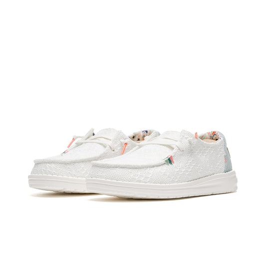 Hey Dude Wendy Boho White Crochet