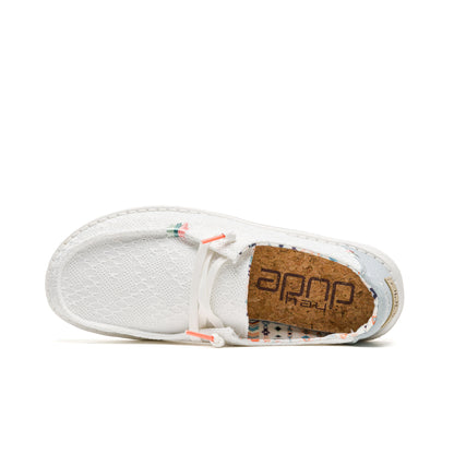 Hey Dude Wendy Boho White Crochet