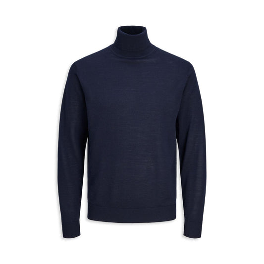 Jack & Jones Merino Knit Roll Neck Night Sky  - 12216829NS