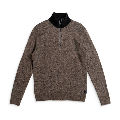 Jack & Jones Space Knit Half Zip Slate Black  - 12250241SB