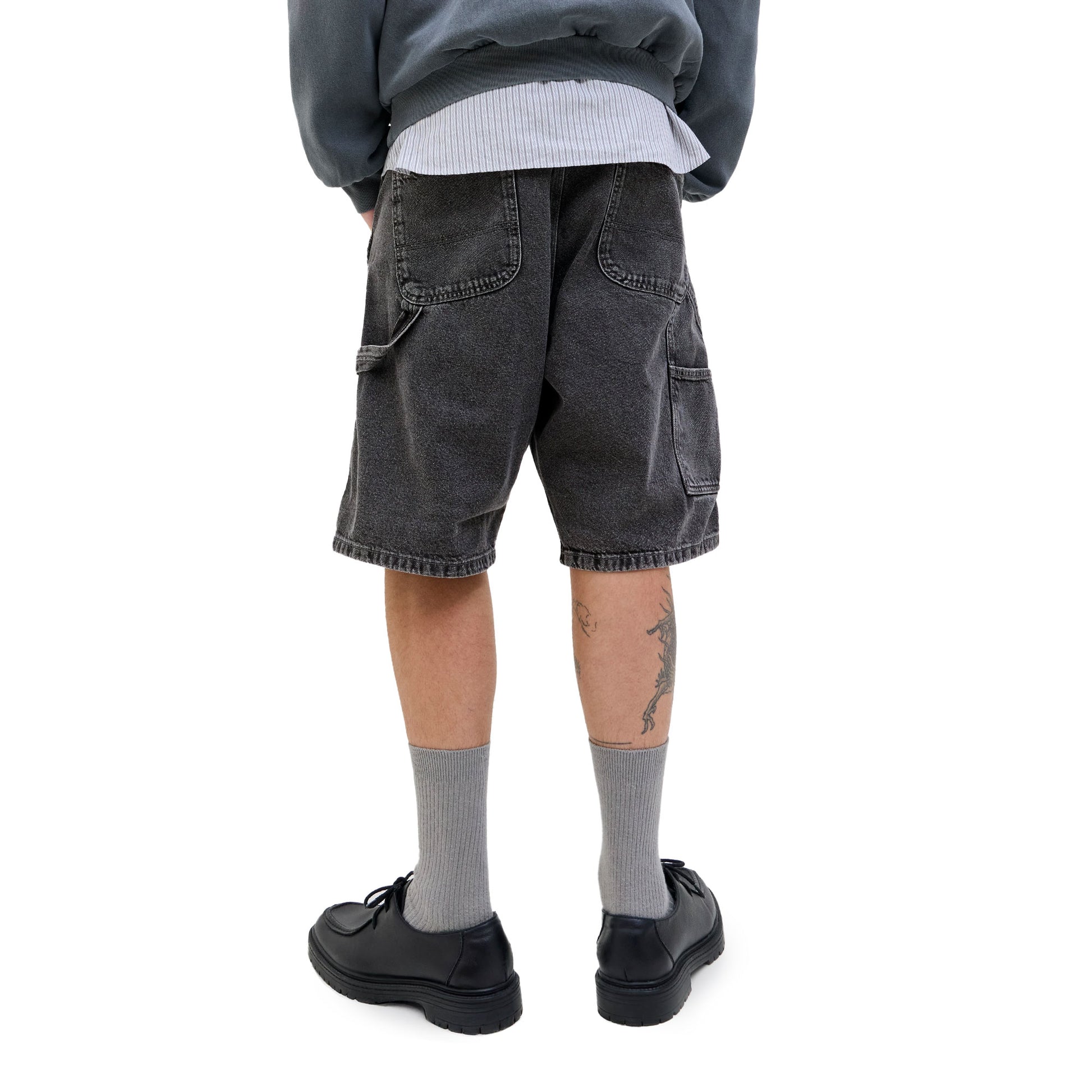 Jack & Jones Alex JJCarpenter Shorts SQ 889 Grey Denim  - 12273238GD