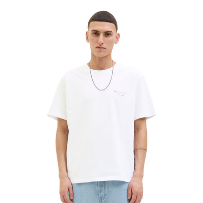 Jack & Jones Almeria World Tee SS Crew Neck Bright White  - 12276785BW